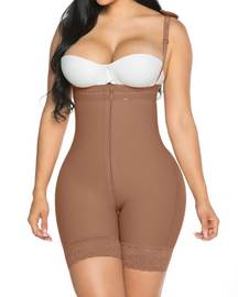 Firm Control Open Bust Full Body Shaper Bodysuit Shapewear