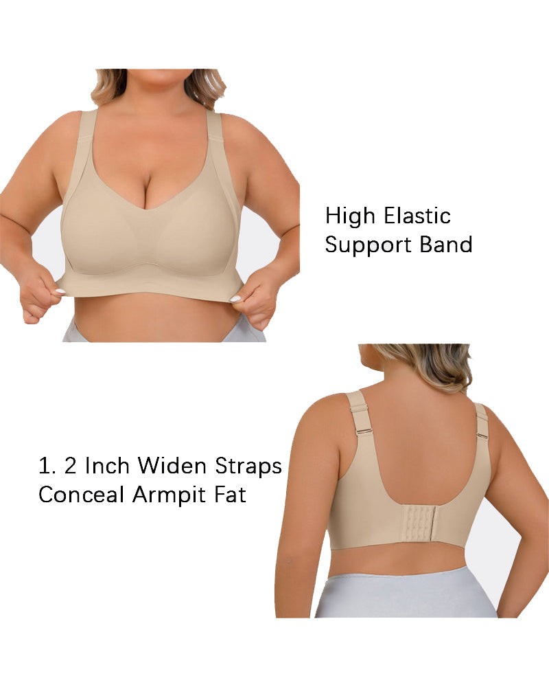 Daily Comfort Wireless Shaper Bra Smooth Full Coverage Support Bra