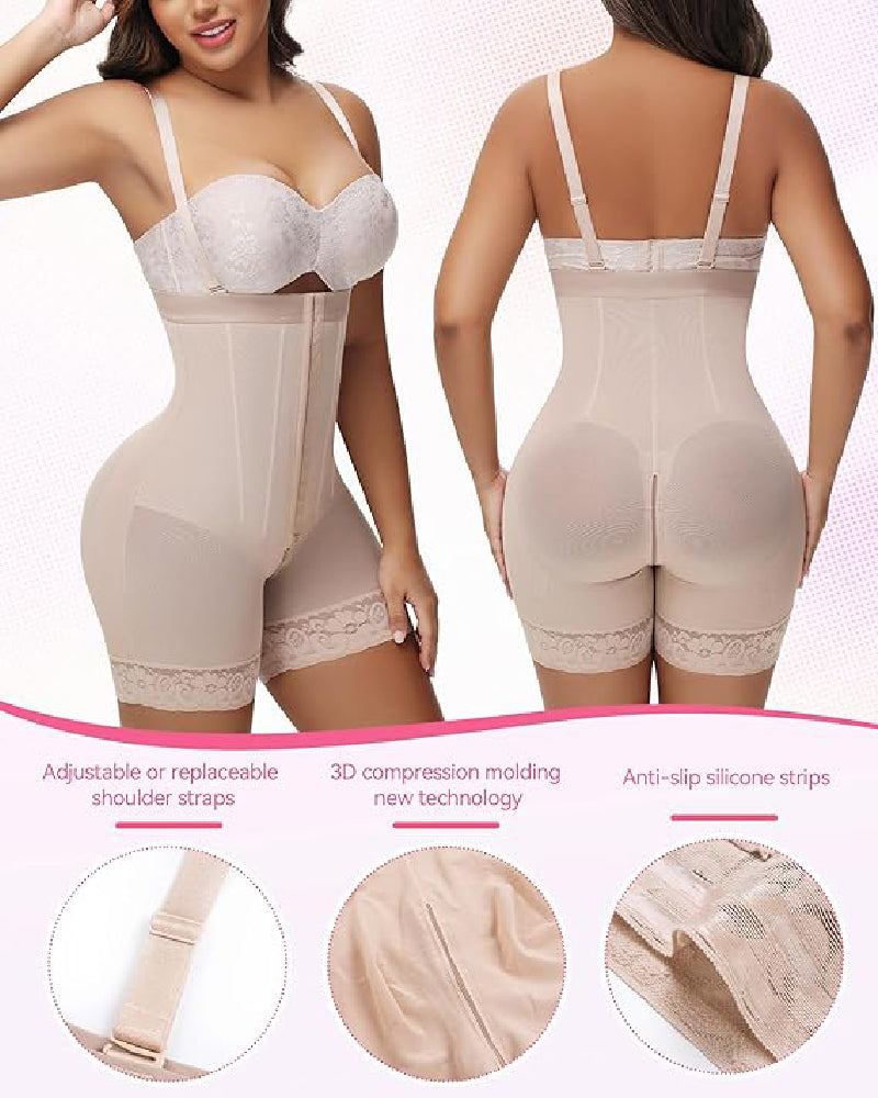 Fajas Colombianas Tummy Control Strapless Butt Lifter BBL Shapewear