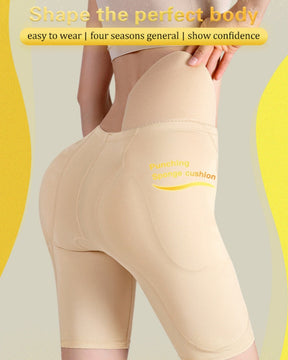 Women's Mid-rise Tummy Control Butt Lifting Shaping Shorts