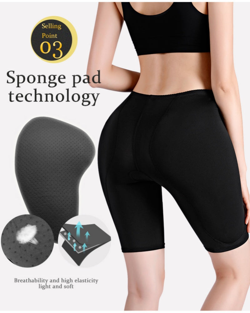 Women's Mid-rise Tummy Control Butt Lifting Shaping Shorts