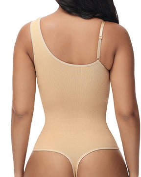 Women's Tummy Control Stretch Thong Bodysuit Sculpting Slimming Shapewear