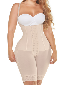 High Compression Hook and Eye Full Body Shaper Shapewear