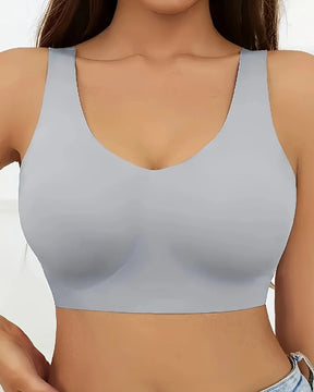 Women's Seamless Removable Padded Soft Wireless Sport Bra