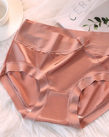 Luxury High Waist Tummy Control Satin Panties