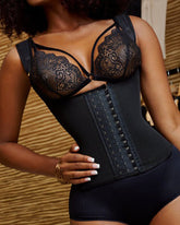 Women Hourglass Vest  Tummy Control Waist Trainer Corset With Hook and Eye