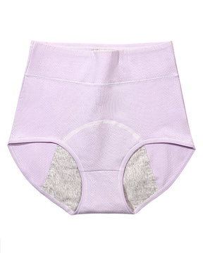 Menstrual Period Anti-Side Leakage Pure Cotton Breathable High Waist Menstrual Underwear