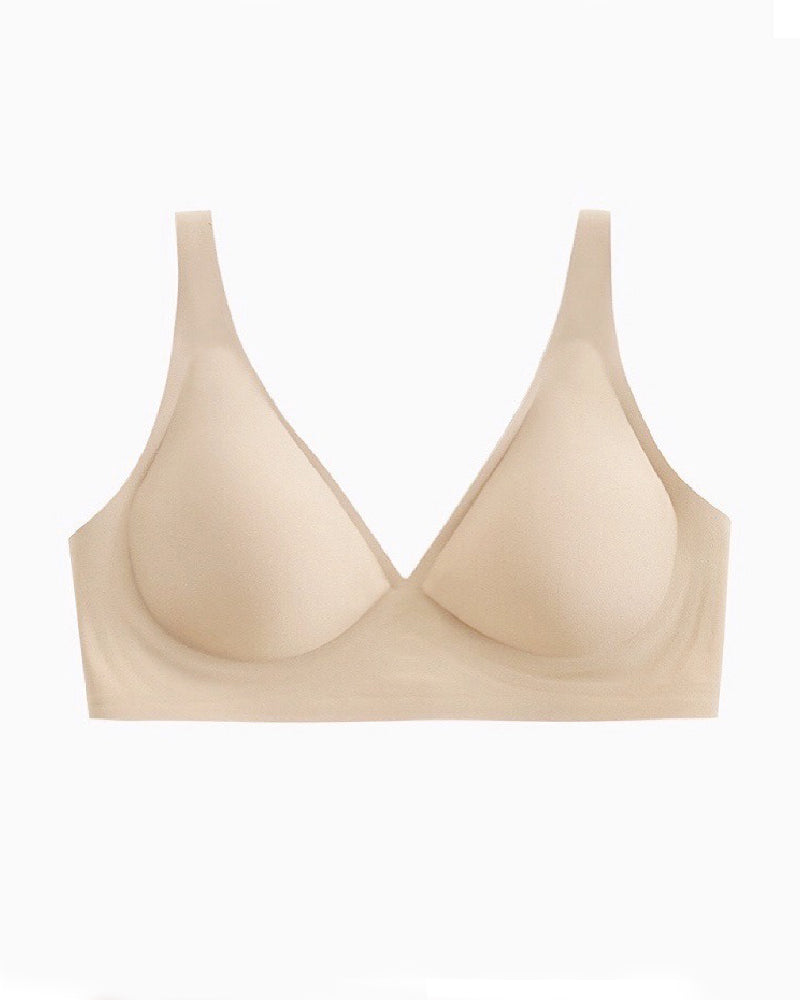 Sexy Seamless Deep V Soft Support Comfort Minimizer Bra