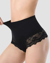 Seamless Lace Soft Cotton Boyshorts Panties for Women