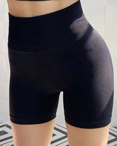 Yoga Shorts Seamless Tummy Control High Waist Peach Butt