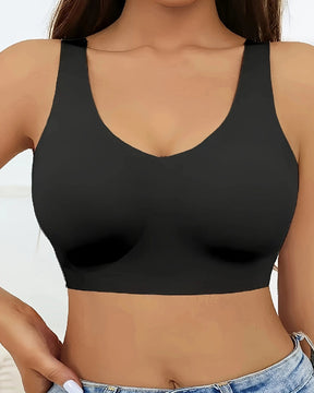 Women's Seamless Removable Padded Soft Wireless Sport Bra