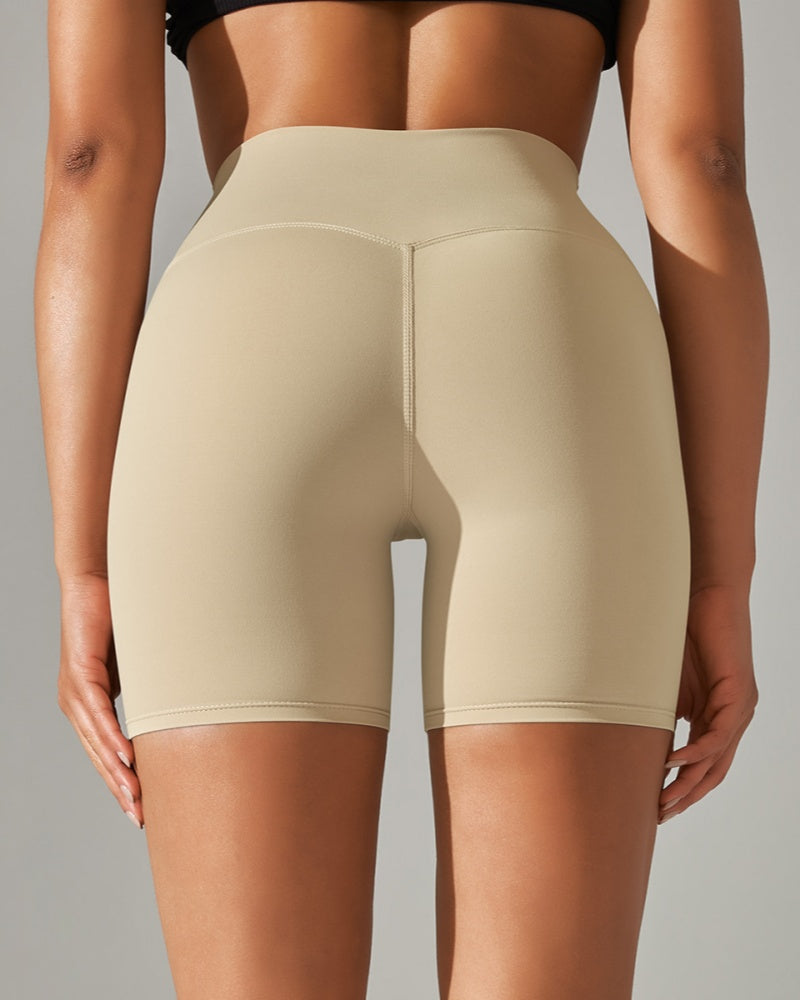 Skinny High Waist Stretch Yoga Shorts