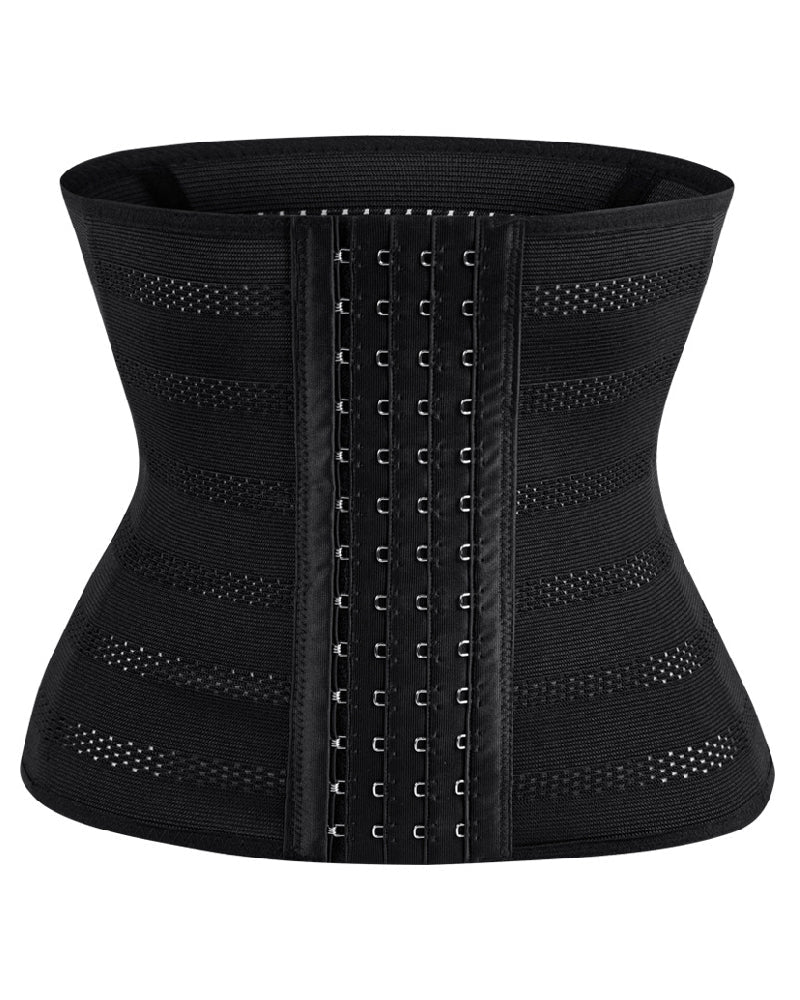 Women's Breathable Adjustable Hooks Waist Trainer Postpartum Tummy Slim Belt