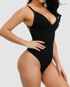 Seamless Tummy Control Bodysuit Butt Lifter Thong Backless Body Shaper