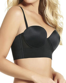 Women's Wide Base and Back Strapless Body Bra