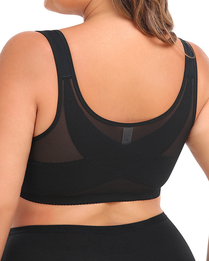 Adjustable breast-reducing body-shaping tank top-style body-shapingsports bra