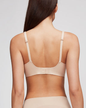 Sexy Seamless Deep V Soft Support Comfort Minimizer Bra