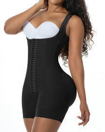 High Compression Open Bust Shapewear With Hook Shaper Slimming Bodysuit  Tummy Control Fajas