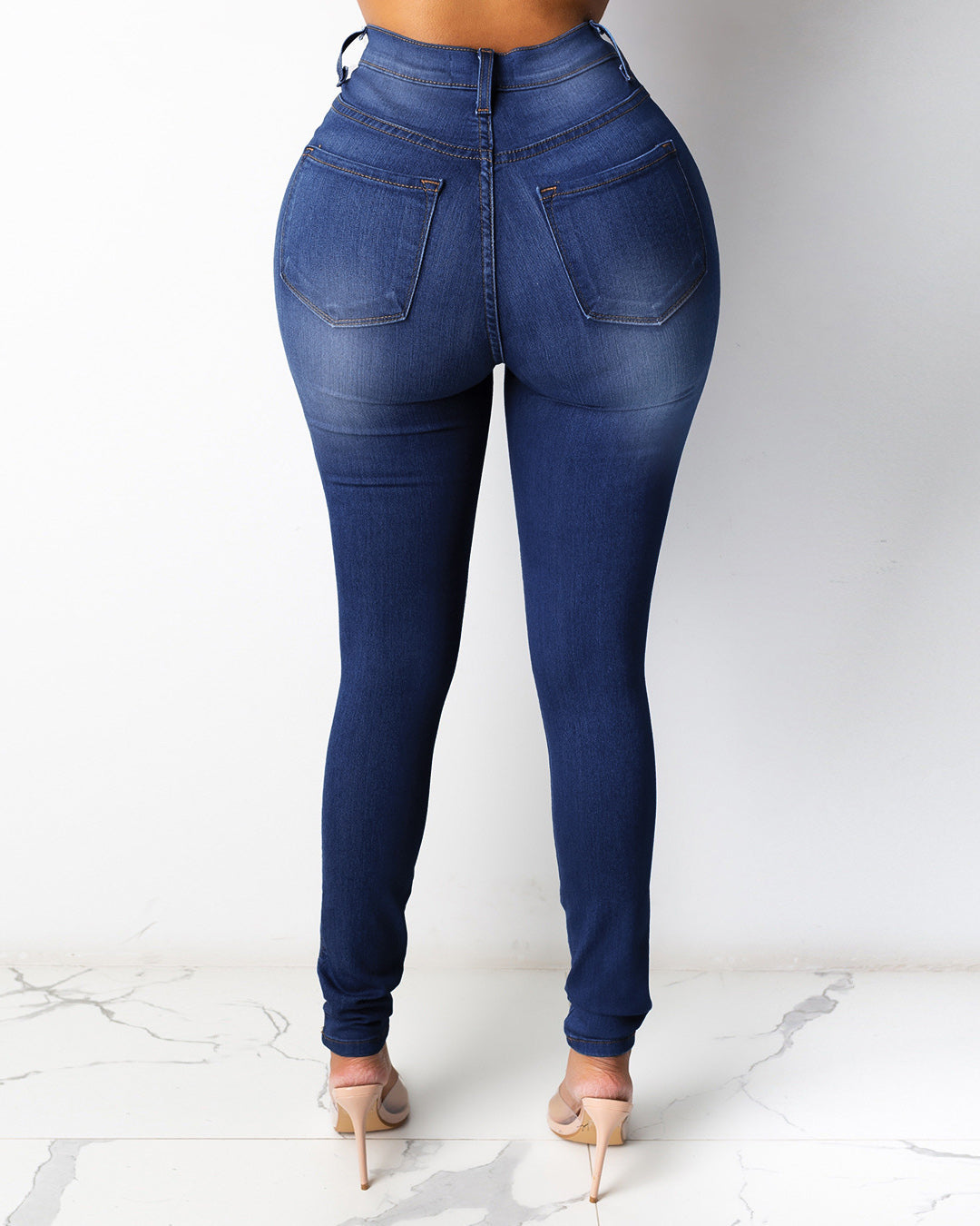 High Waist Slim Fit Stretch Butt lift Skinny Jeans for Women