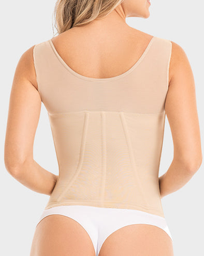 Women's Waist Trainer Underbust Corset Tops Vest with Hook and Eyelet