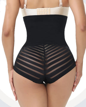 High-waisted Tummy Control Breathable Mesh Panties Shorts