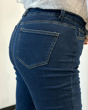 Jeans High Waist With Super Lipo Spandex