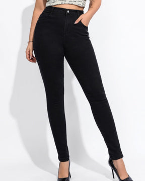 High Waist Slim Fit Skinny Jeans for Women with Elasticity