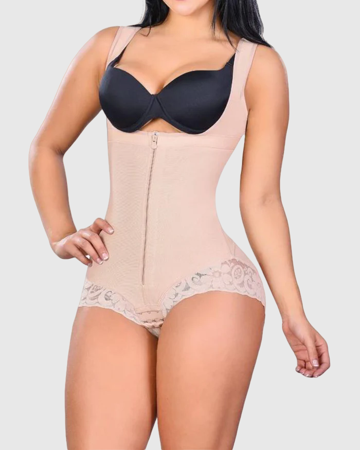 High Back Thick Straps Body Shaper compression Panty- High Compression Line