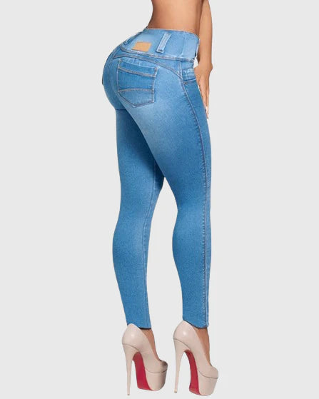 High Waisted Colombian Butt Lifting Jeans for Women